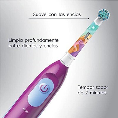 Cepillo De Dientes Eléctrico A Batería Oral-b Kids Princesas