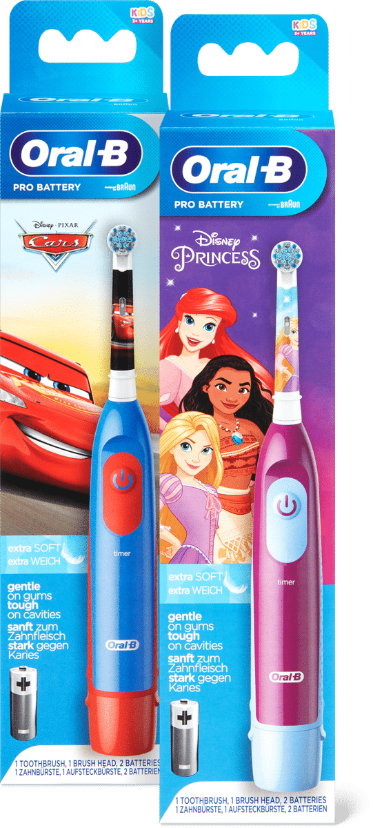 Cepillo De Dientes A Batería Oral-b Cars Y Princesa