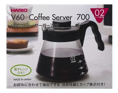 Jarra Hario De Vidro Para Servir Café Transp. V60 02 700 Ml