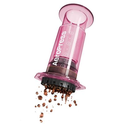 Prensa Cafe AeroPress Clear Pink