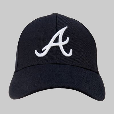 Gorro Visera Atlanta Braves &#39;47 Negro Único Liso