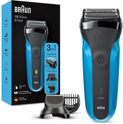 Afeitadora Y Recortadora Eléctrica Braun Series 3 310bt  Negro