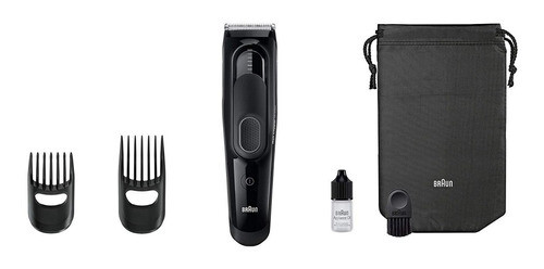 Máquina Cortar Pelo Profesional Braun Hair Clipper Hc 5050 Negro, Color: Negro