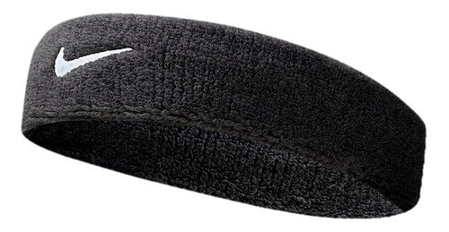 Vincha Nike Tenis Unisex Talle Único Color Blanco, Color: Negro, Talle: Único