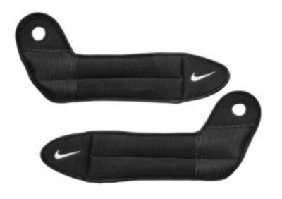 Pesas Para Muñeca Nikentrenamiento Brazos 1.1 Kg Negras Negro