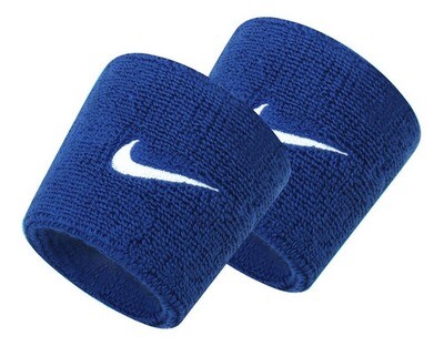Muñequeras Tenis Nike Swoosh Color Azul Azul