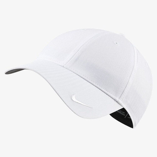 Gorro Con Visera Nike Golf Ajustable Blanco Para Mujer Talle Único, Color: Blanco, Talle: Talle Único