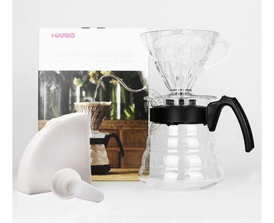 Set Dripper Hario V 60 Jarra, V60 Y Filtros 