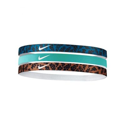 Vinchas Nike Pack X3 Unidades Unisex Talle Único Animal Turquesa Unico
