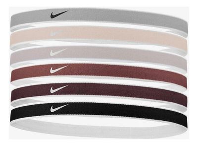 Vinchas Nike Pack X6 Unidades Mujer Talle Único Rosa
