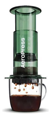 Cafetera Portátil Aeropress Aeropress Clear Verde 3 En 1 Verde
