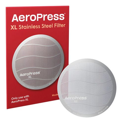 Aeropress Filtro Reutilizable De Acero Inoxidable Xl, Filtro