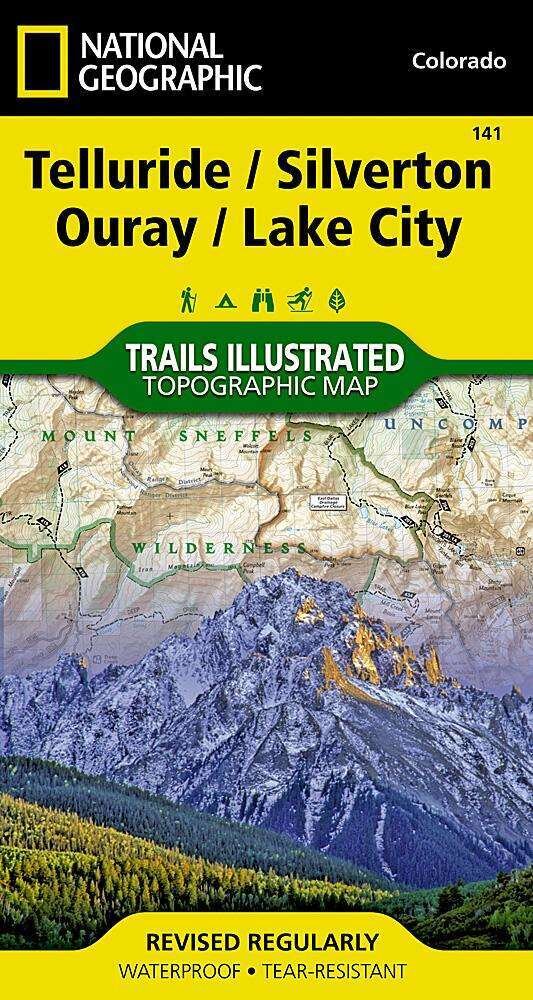 National Geographic Maps Telluride / Silverton / Ouray / Lake City 141