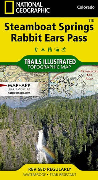 National Geographic Maps Steamboat Springs / Rabbit Ears Pass 118