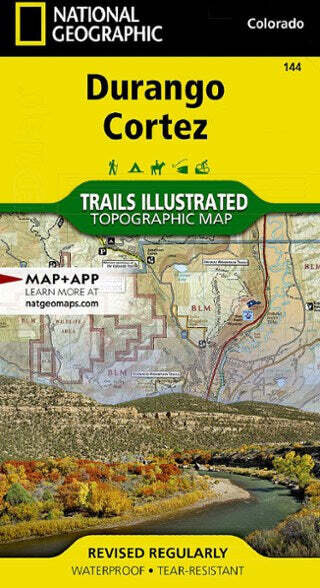 National Geographic Maps Durango / Cortez 144