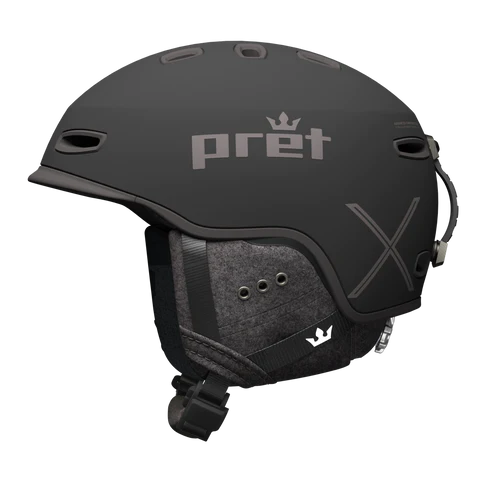 Pret Cynic X2 Snow Helmet w/ MIPS Small Black