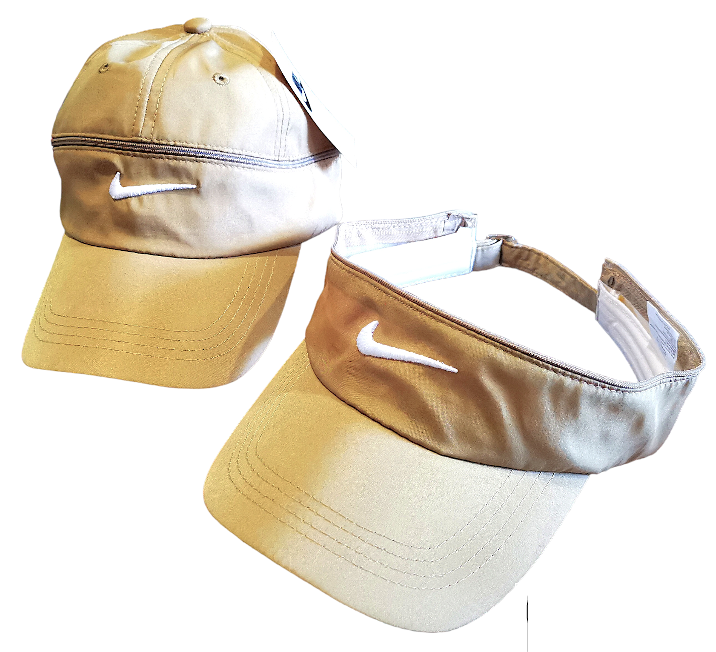 gorra y visera ( 2 en 1) beige