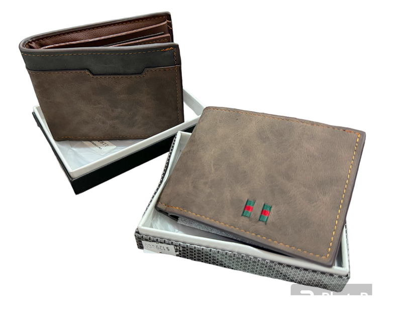 cartera tipo piel caballero