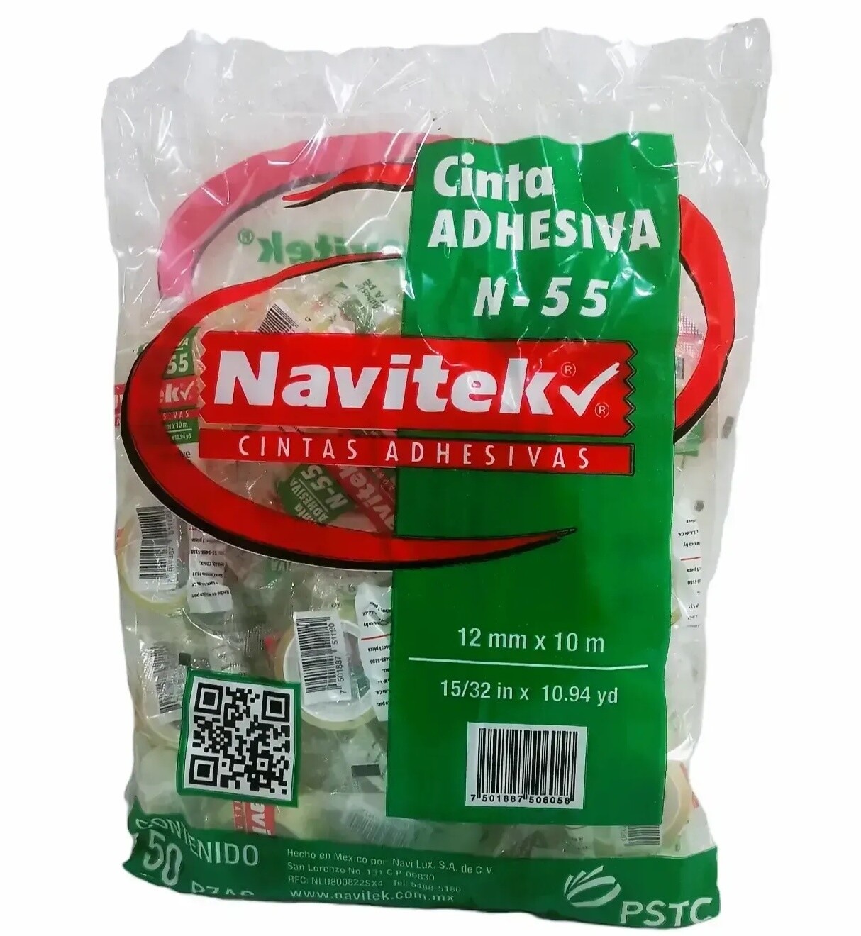 cinta navitek bolsa c/50 12x10m
