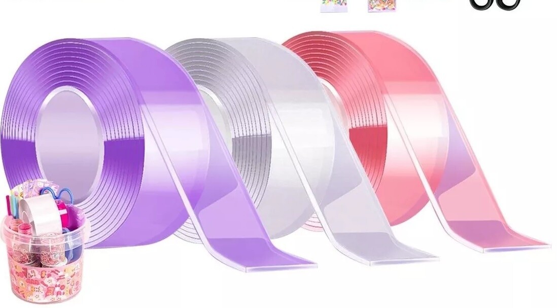 cinta nano tape de colores