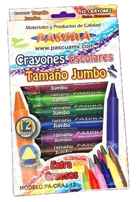 crayon PASCUA jumbo c/12