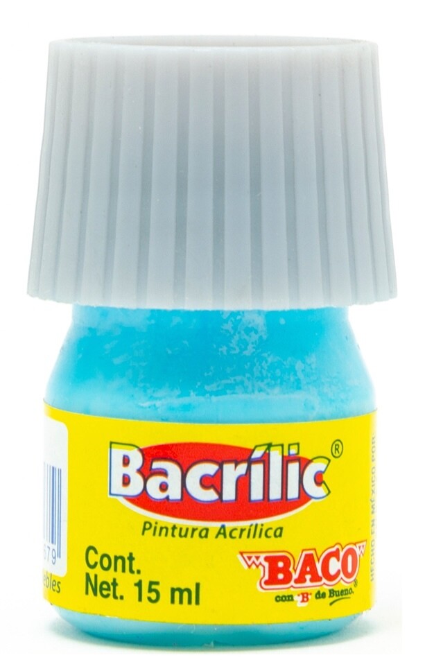 pintura acrilica azul pastel c/5