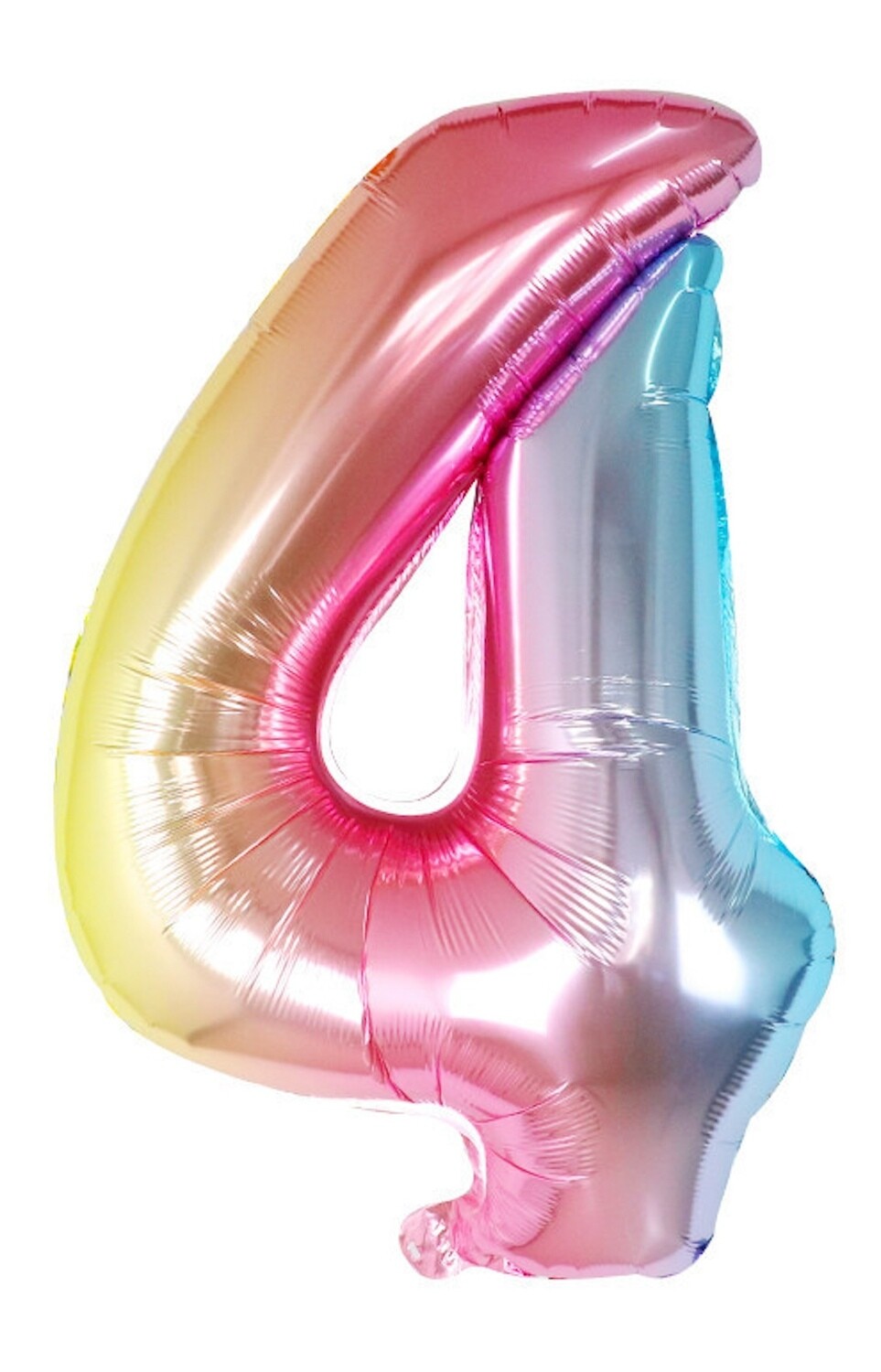 globo multicolor num 4 82cm 