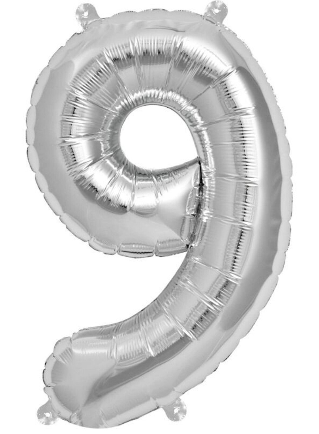 globo plata num 9 82cm