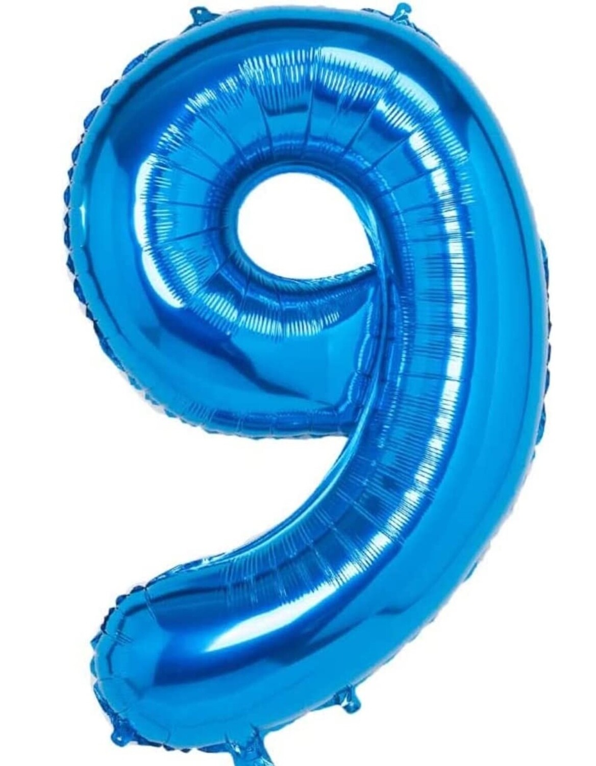 globo azul num 9 82cm