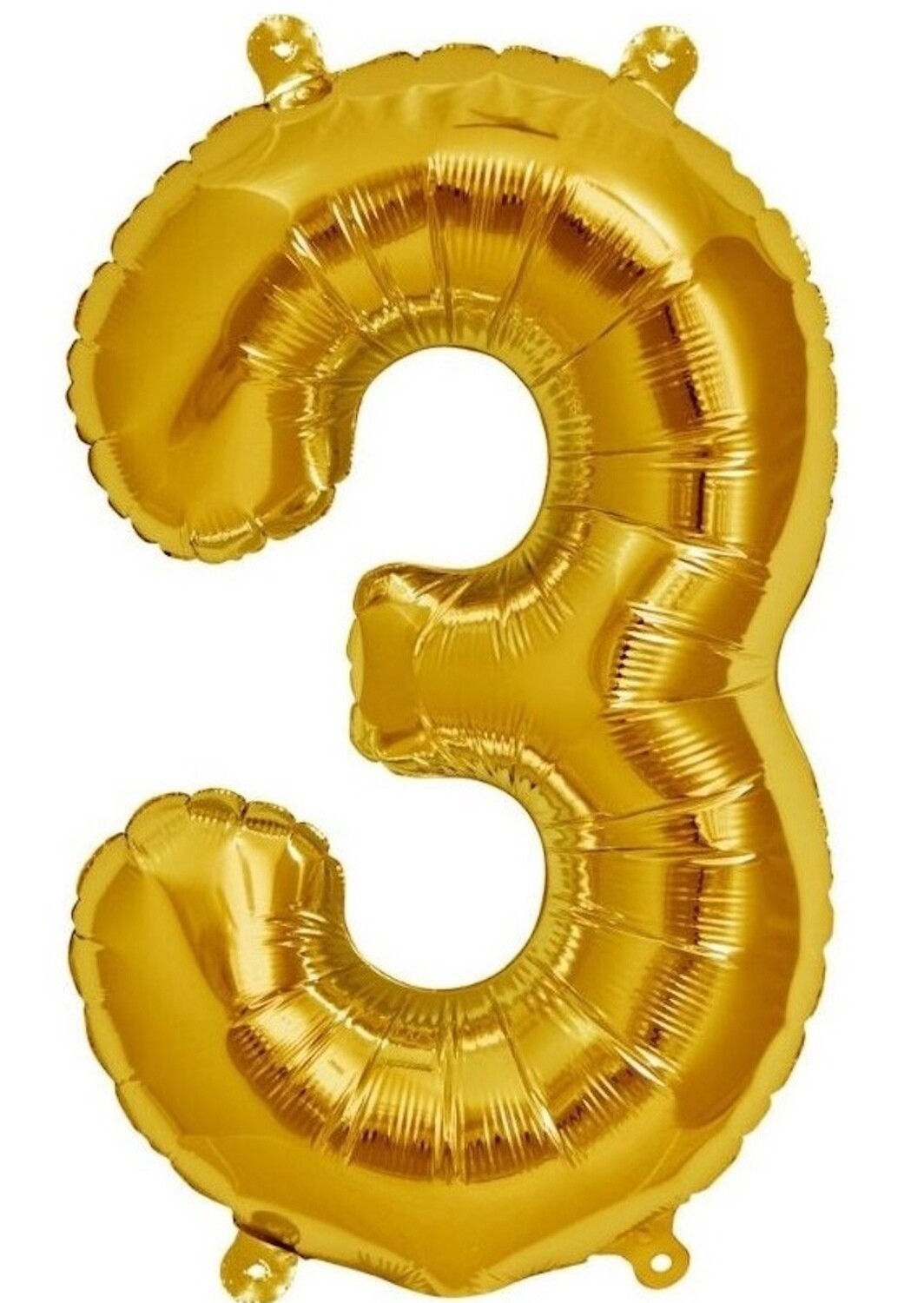 globo de numero 3, 82cm de alto