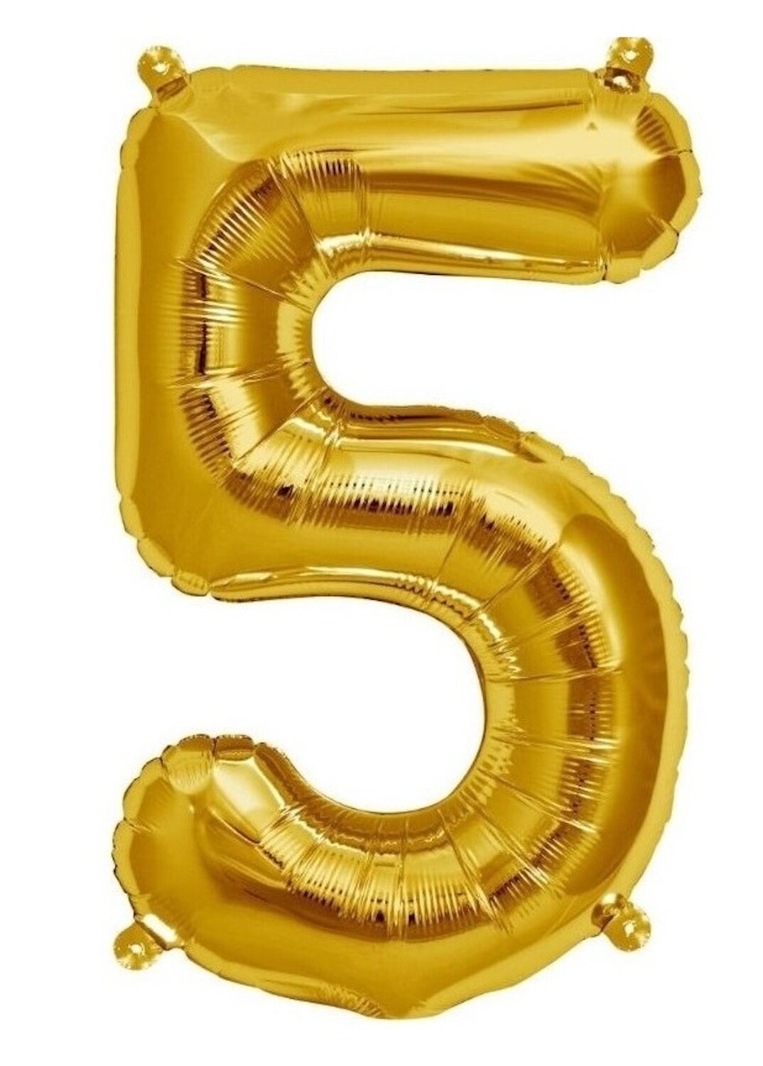 globo de numero 5, 82cm de alto
