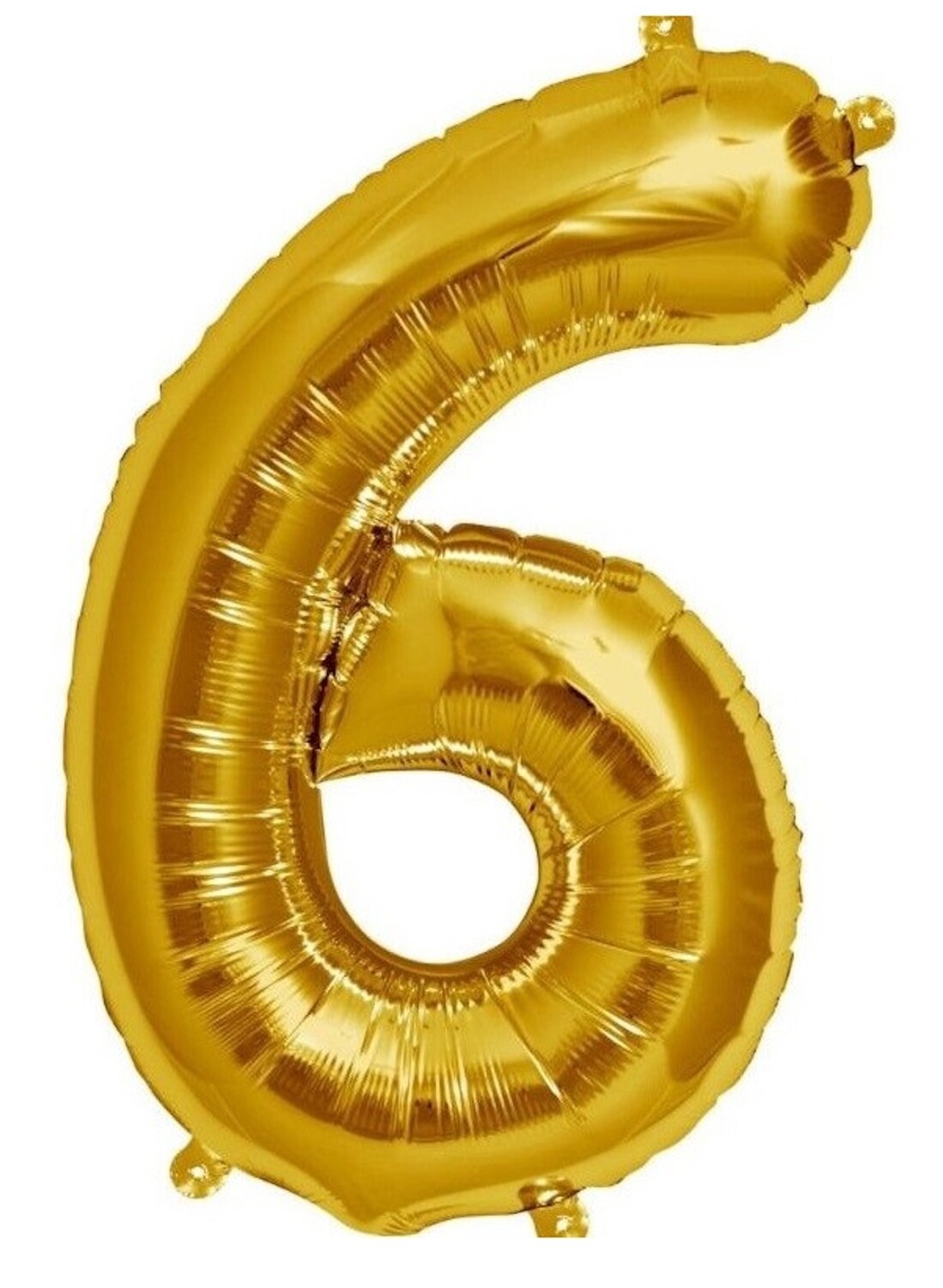globo de numero 6, 82cm de alto