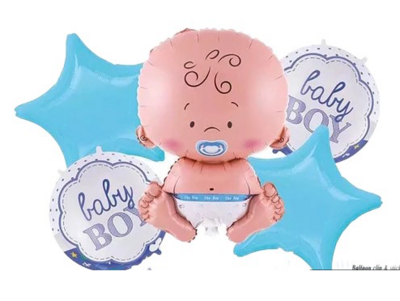 kit de globos baby boy