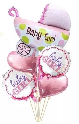 kit de globos baby girl