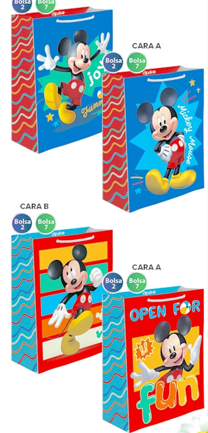 bolsa med c/5 mickey
