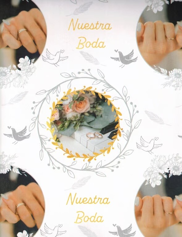 Papel boda De Regalo C/10  Pz