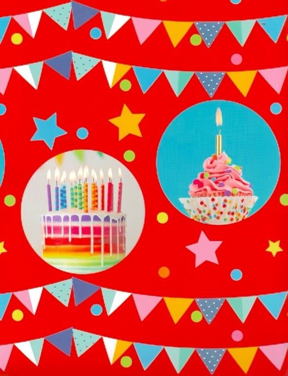 Papel fiesta De Regalo C/10 Pz