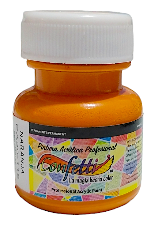 pintura acrilica 30ml amarillo naranja