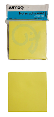 notas adhesivas cuadro 3x3 amarilla