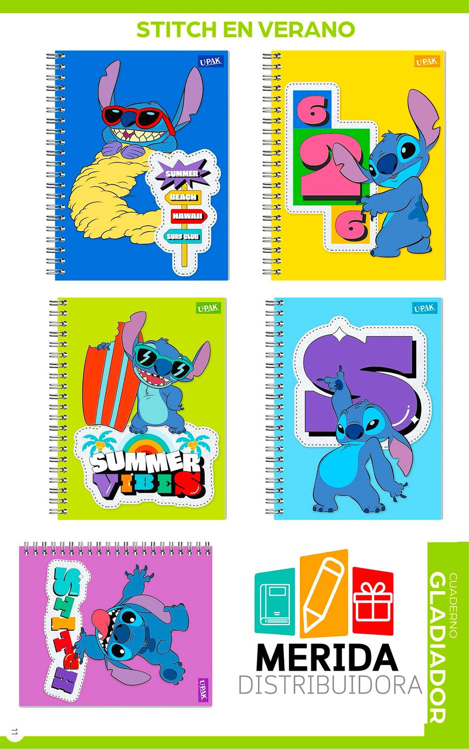 cuaderno gladiador 100h raya stich
