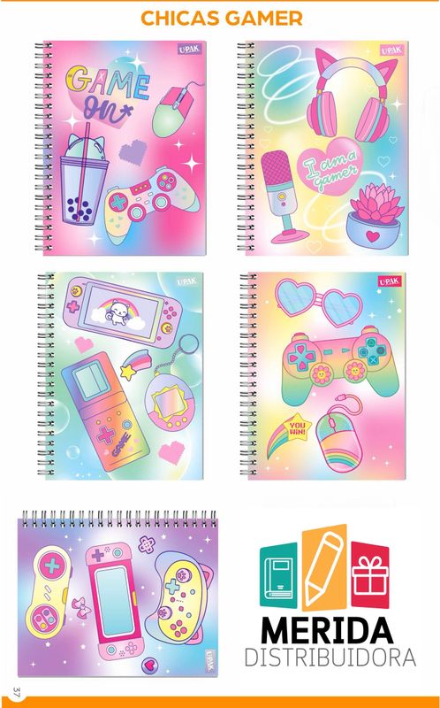 cuaderno combate 90h raya chicas gamer