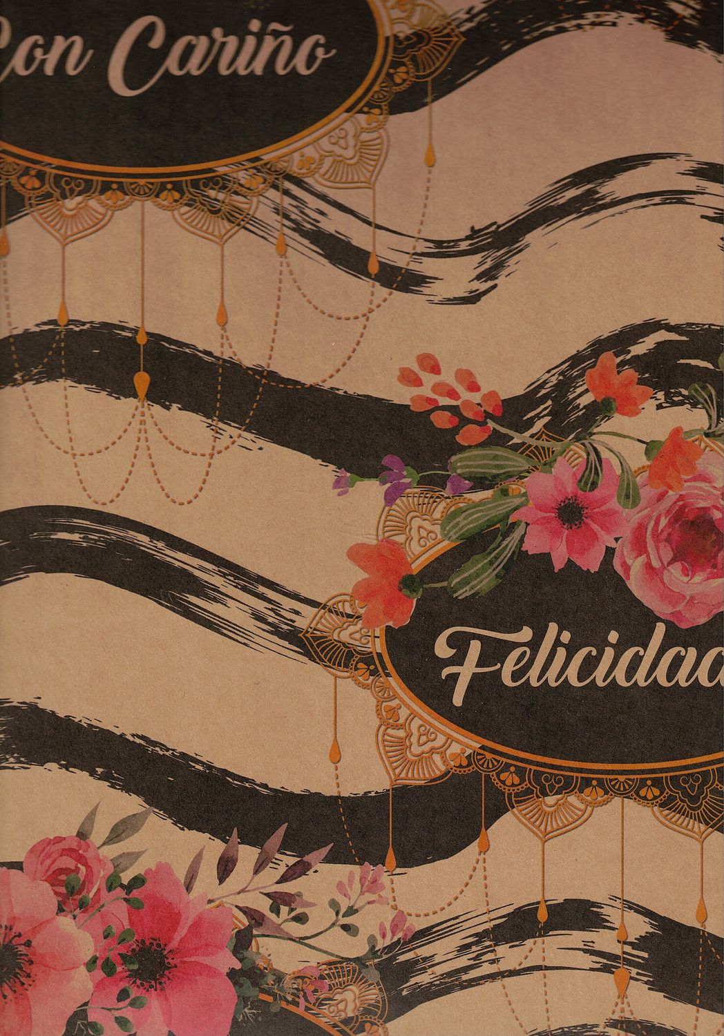 Papel kraft De Regalo C/5 Pz dama