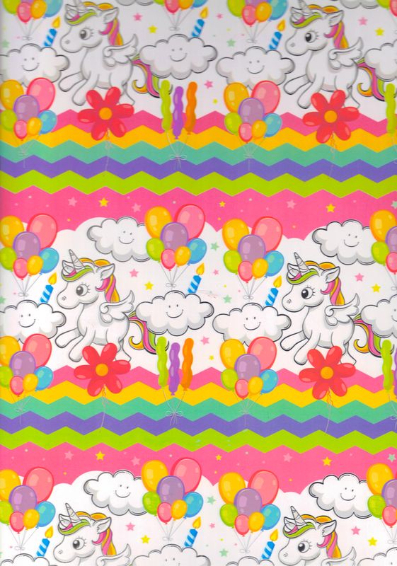 papel de regalo c/10 pzas creear niña
