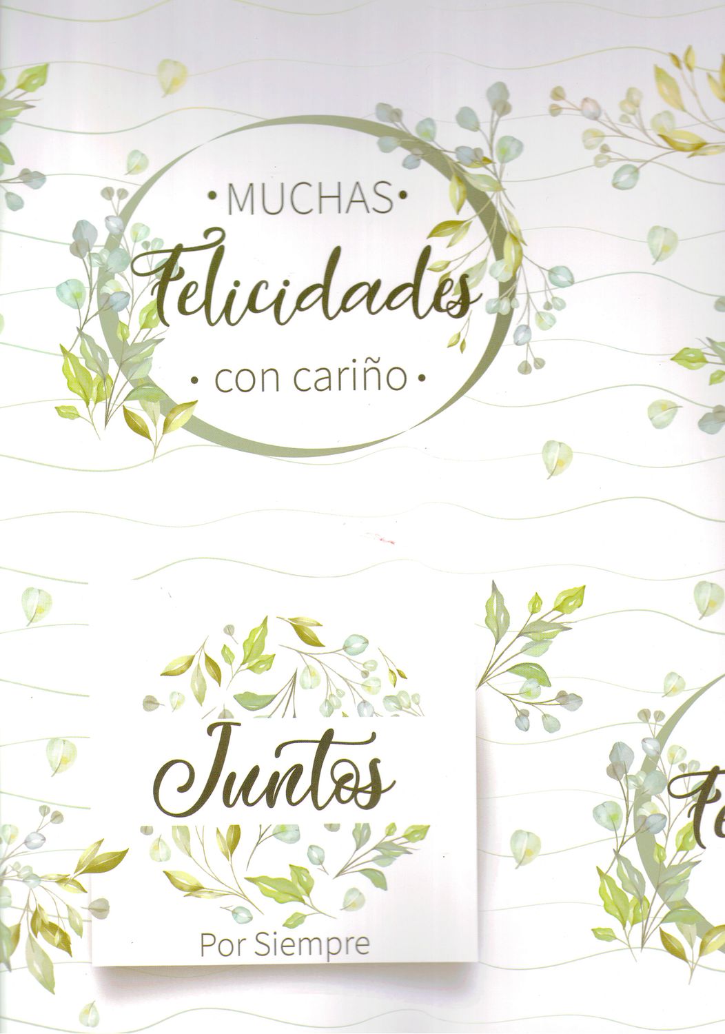Papel De Regalo pad color C/5 Pza boda