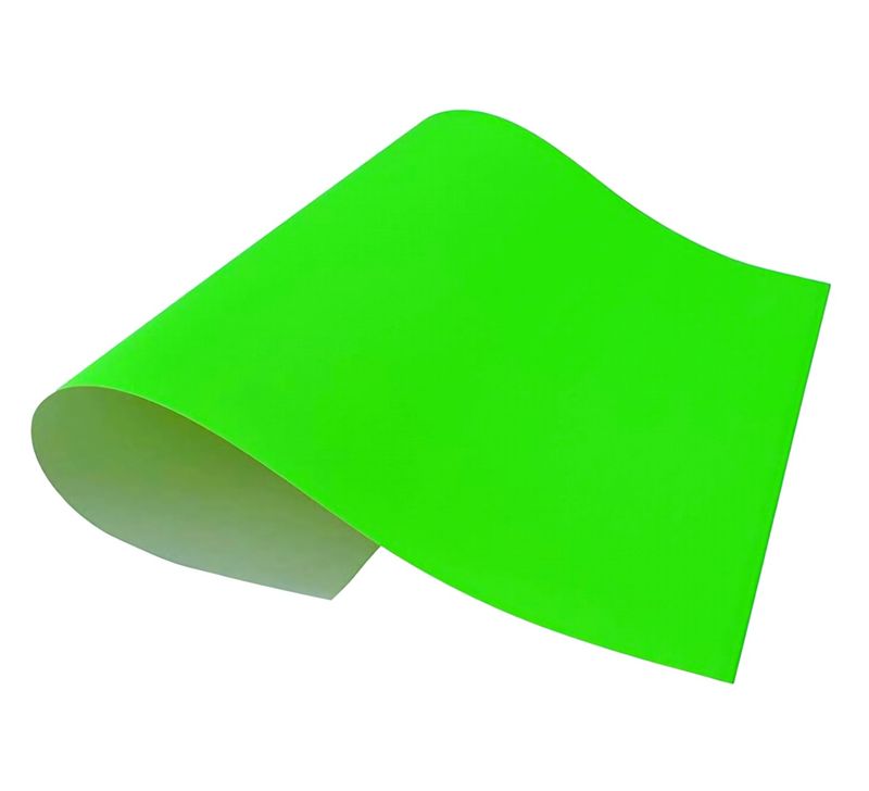 Cartulina fluorescente verde c/10