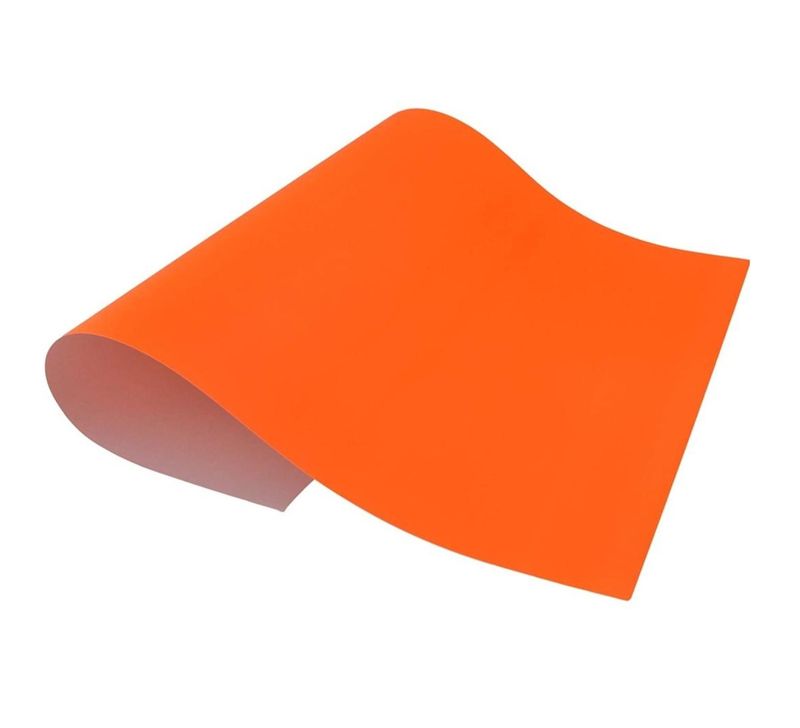 cartulina fluorescente naranja c/10