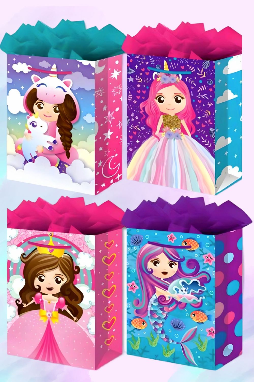 Bolsa CH padcolor C/6 Princesitas