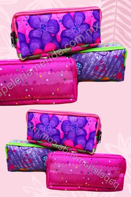 lapicera de 2 cierres de juvenil dama