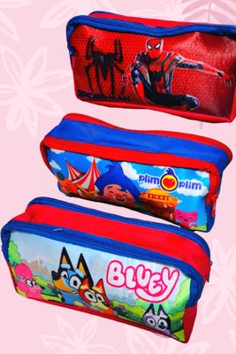 lapicera de 2 cierres de infantil niño