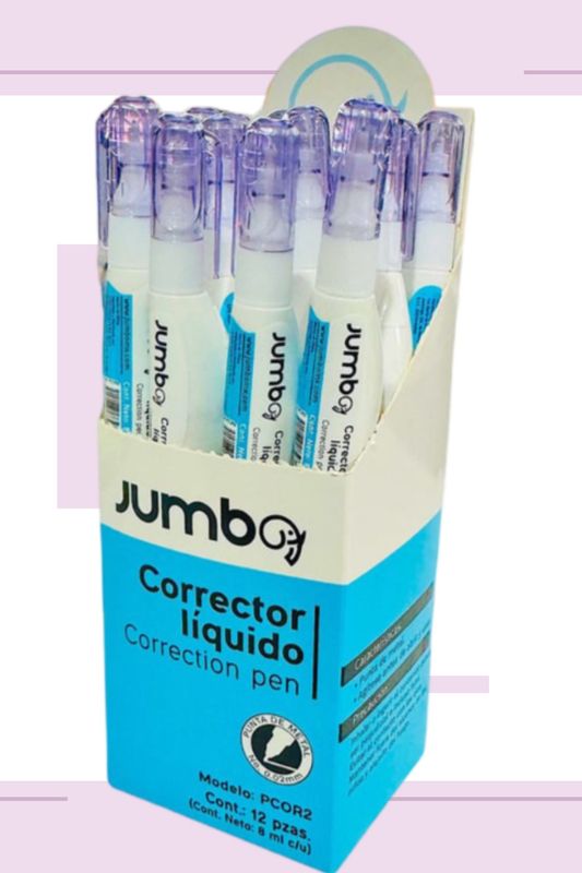 corrector pluma jumbo 5 ml c/12